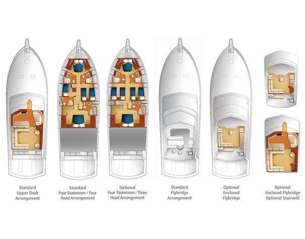 HATTERAS 68 CONVERTIBLE Usata 2005 - Foto 20